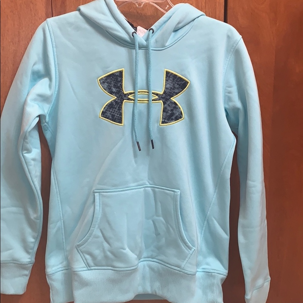 Light Blue Under Armour Cool Gear Hoodie